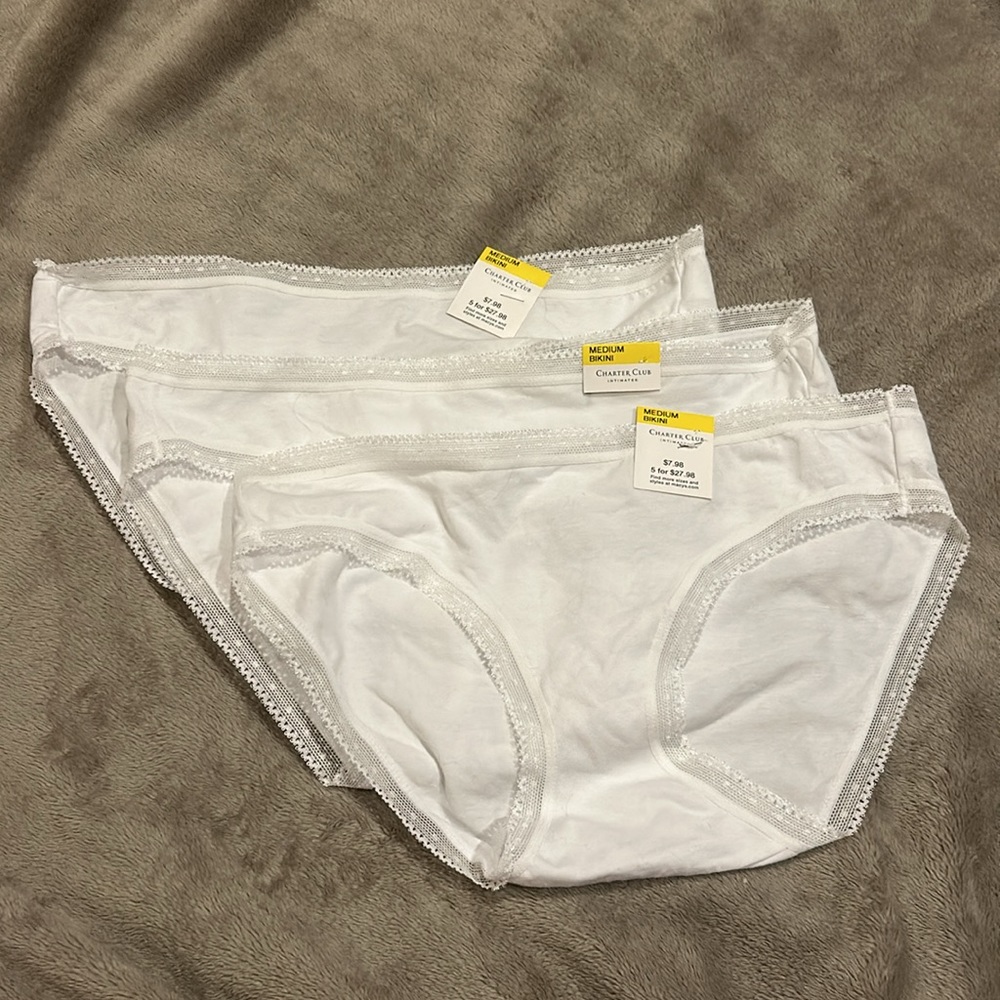 Charter Club by Macy’s cotton bikini, Medium. - Style no longer available! ✨